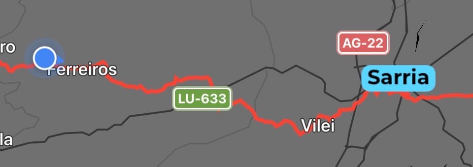 Sarria to A Pena (Ferreiros)