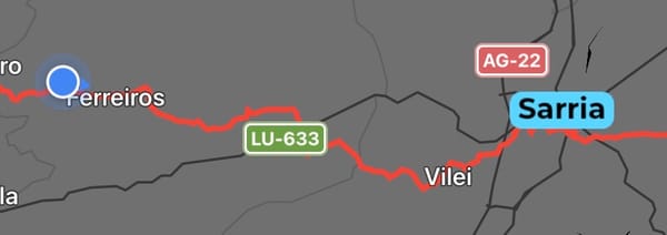 Sarria to A Pena (Ferreiros)
